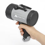 1000 Lumen LED Spotlight with Rubber Bumpers with Green Hunting Flashlight Light, AA Battery