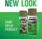 279176 Camouflage 2X Ultra Cover Spray Paint, 12 Oz, Army Green