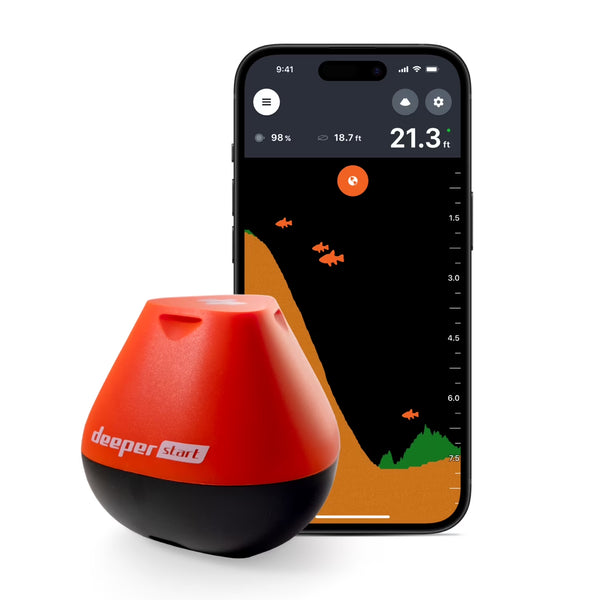 START Smart Fish Finder - Portable Fish Finder and Depth Finder for Recreational Fishing from Dock, Shore or Bank | Castable  Fish Finder with FREE User Friendly App | Phone Compatible…