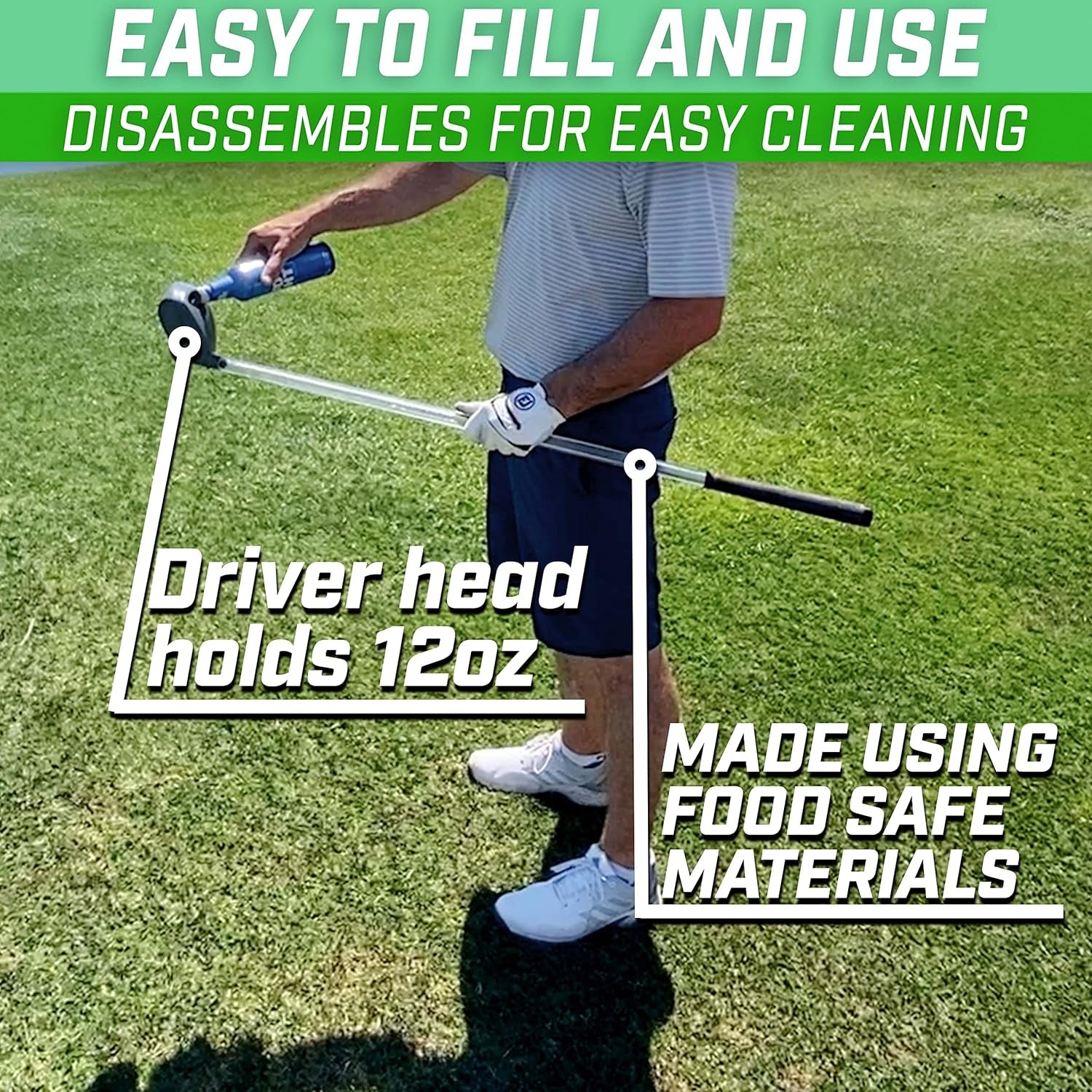 Beer Bomber Golf Club Beer Bong - Ultimate Novelty Party Gift for Golfers