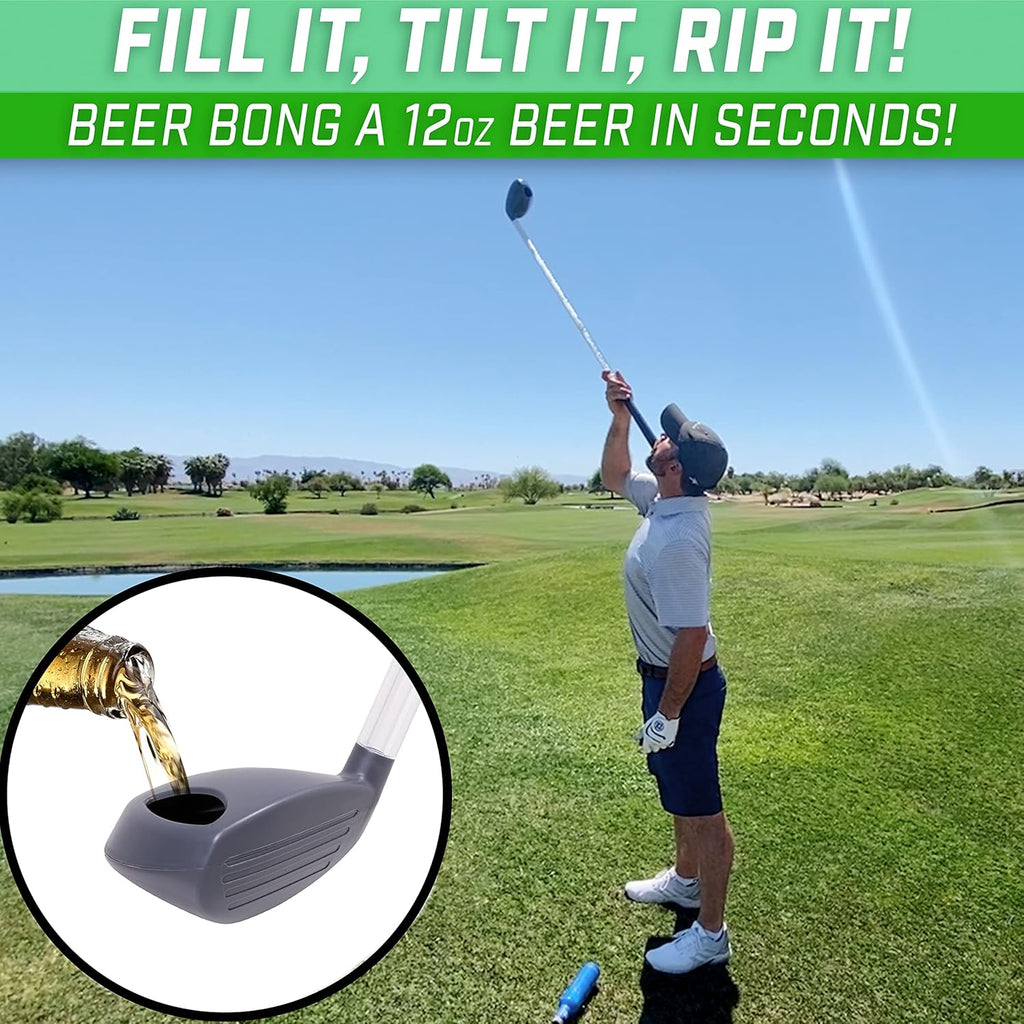 Beer Bomber Golf Club Beer Bong - Ultimate Novelty Party Gift for Golfers