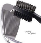 Golf Towel Set with Clip, Cleaning Brush & Accessories | 2 Golf Towels | Golf Gifts for Men, Women
