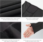 UPF 50+ Men’S Long Sleeve Fishing Shirt with Mask UV Neck Gaiter Hoodie