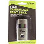 3 Color Camo Face Paint "Mess-Free" Application Stick - Long-Lasting Easy-To-Use Concealment Makeup for Hunting