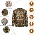 Men Camo T-Shirt,Lightweight Performance Tee