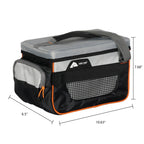 3600 Tackle Bag with 4 Trays, Gray, Polyester
