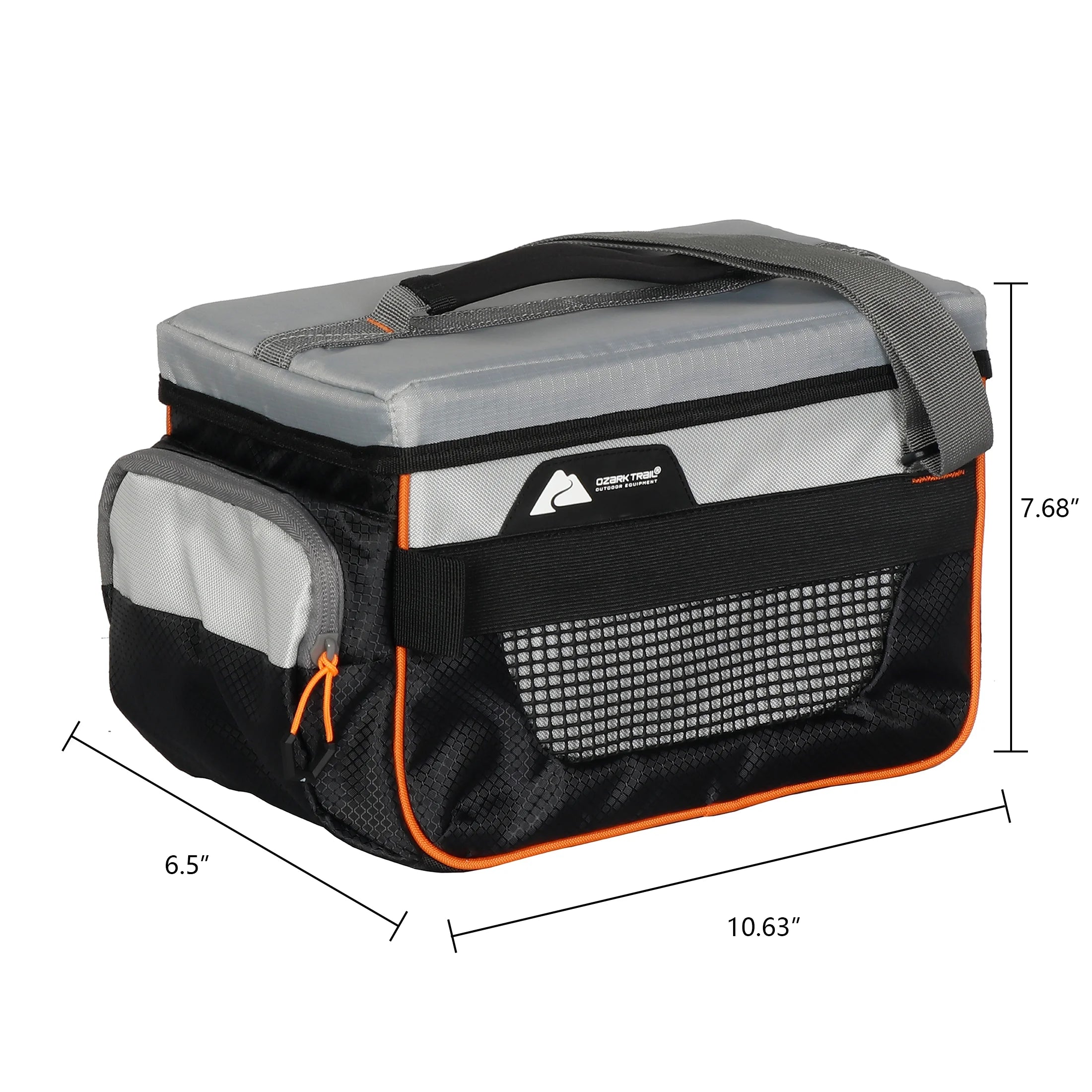 3600 Tackle Bag with 4 Trays, Gray, Polyester