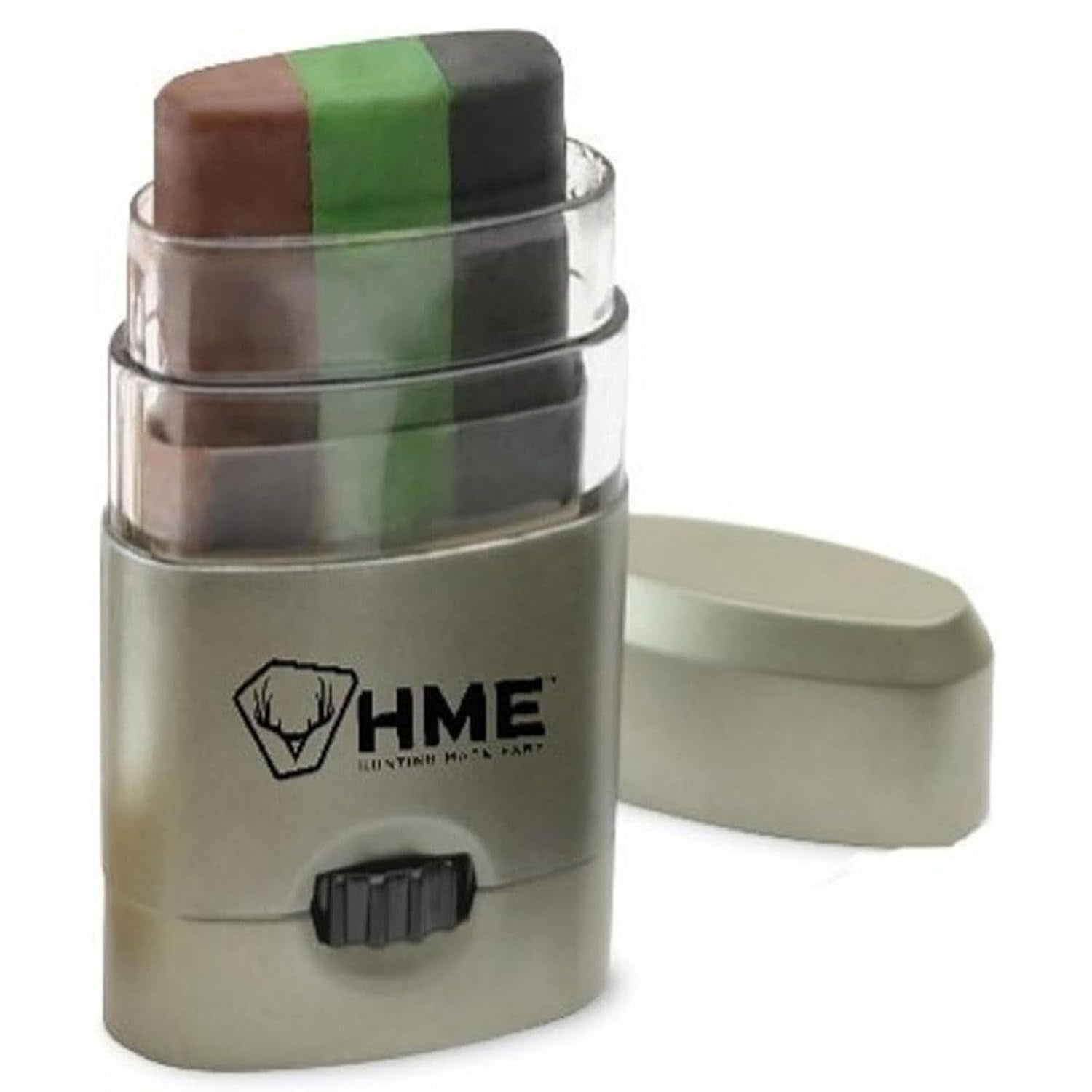 3 Color Camo Face Paint "Mess-Free" Application Stick - Long-Lasting Easy-To-Use Concealment Makeup for Hunting