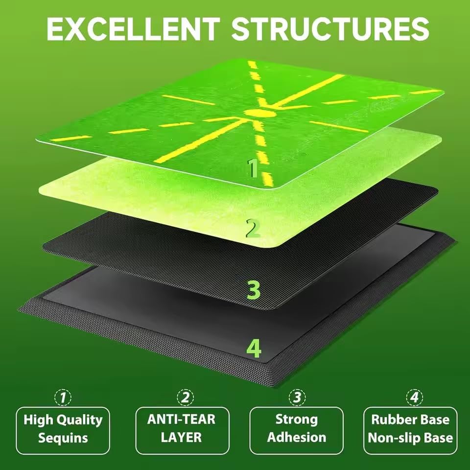 Real Feel Golf Mat With Visual Feedback