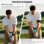 Golf Swing Connection Trainer | Forearm Posture Ball Aid for Tempo and Impact Control