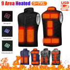 Rechargeable Heated Vest with Battery Pack – Lightweight Electric Thermal Layer with 3 Heat Settings & Zipper Pocket for Men and Women