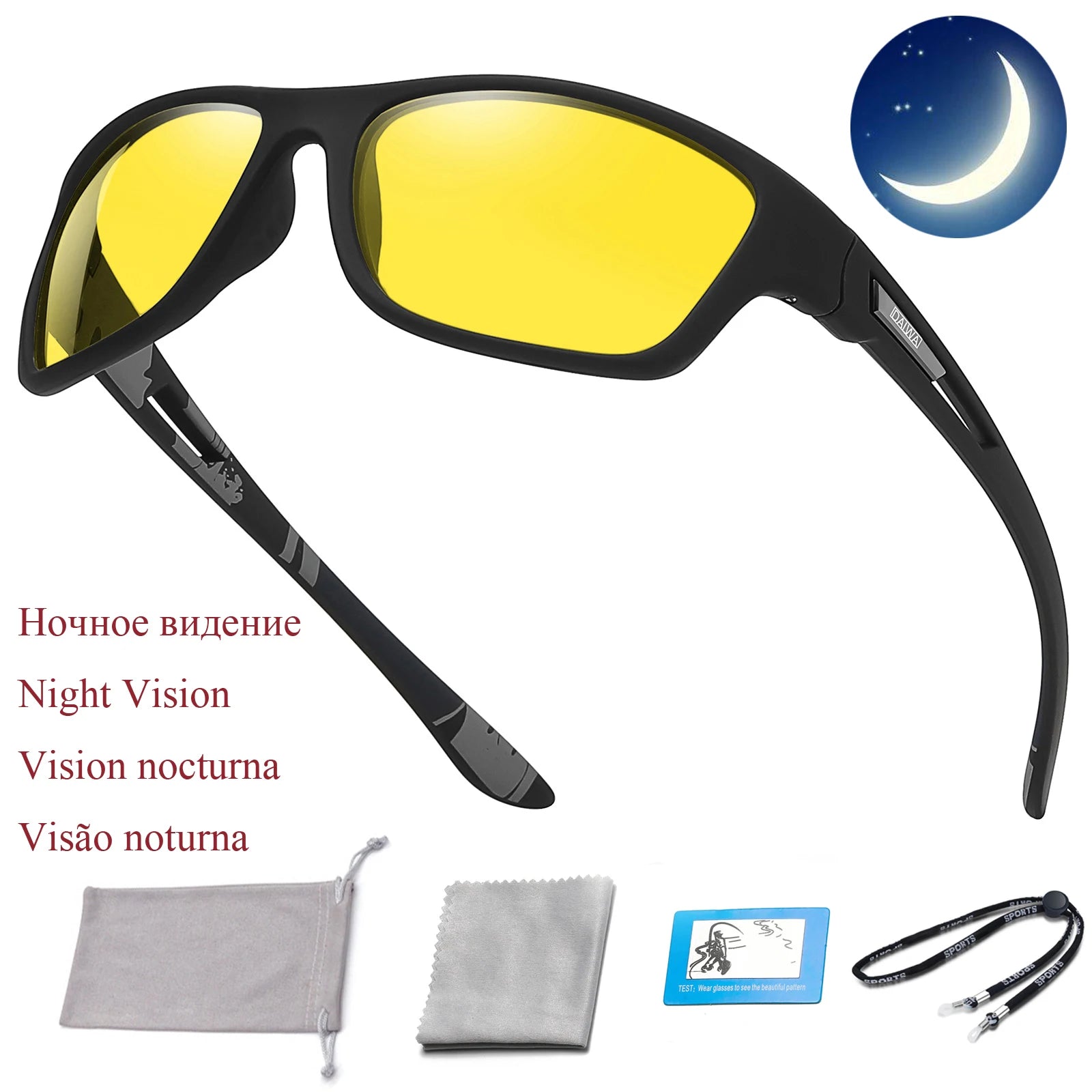Polarized Outdoor Sunglasses with Secure Croakies Strap for Hunting, Fishing, and Ranch Use