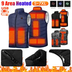 Rechargeable Heated Vest with Battery Pack – Lightweight Electric Thermal Layer with 3 Heat Settings & Zipper Pocket for Men and Women