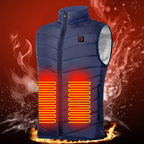 Rechargeable Heated Vest with Battery Pack – Lightweight Electric Thermal Layer with 3 Heat Settings & Zipper Pocket for Men and Women