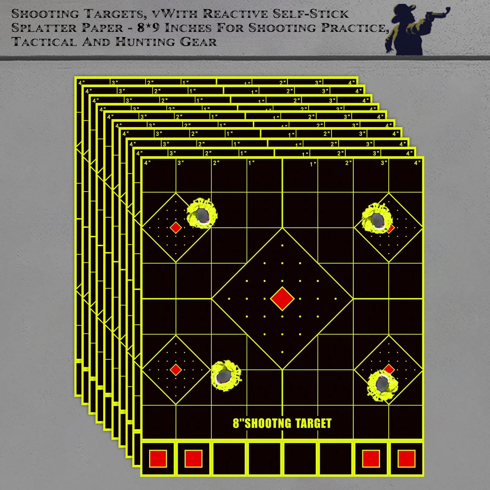 Adhesive Shooting Targets (10 pack)