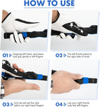 Golf Grip Trainer Golf Practice Tool, Easy to Carry to the Practice Area, Golf Swing Trainer Ensure the Right Grip Every Time, Golf Grip Training Aid, Golf Accessories Improve Your Swing Rhythm