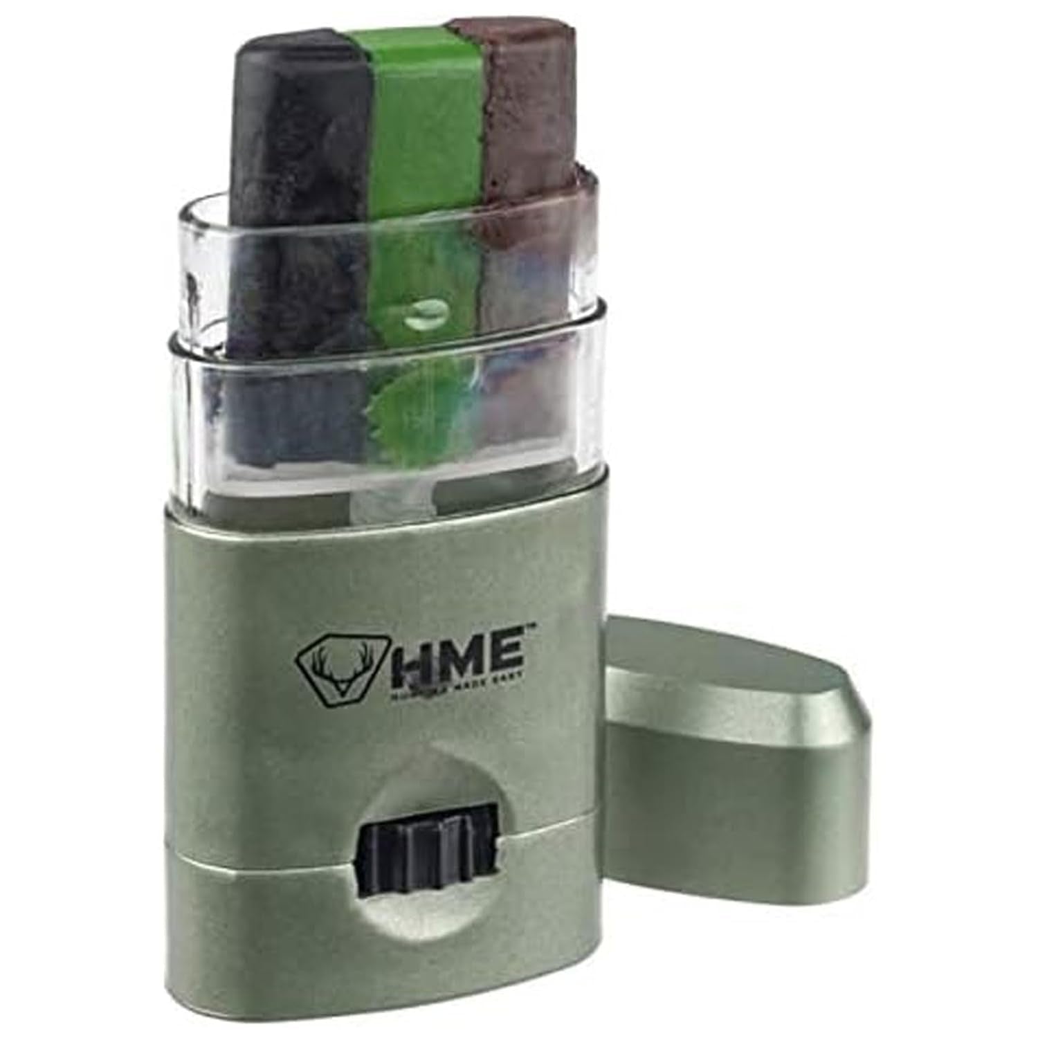 3 Color Camo Face Paint "Mess-Free" Application Stick - Long-Lasting Easy-To-Use Concealment Makeup for Hunting