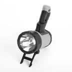 1000 Lumen LED Spotlight with Rubber Bumpers with Green Hunting Flashlight Light, AA Battery