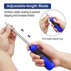 13 in 1 Screw Driver Set Telescopic Screwdriver Set Plum Blossom Cross Multifunctional Household Telescopic Mini Screwdriver
