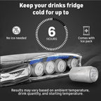 Frostbox Golf Bag Cooler with Ice Pack | Insulated 6-Can Beer Sleeve | Stays Cold for Hours Discreet Hidden Design - Fits in Golf Bag