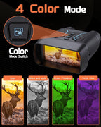 Night Vision Goggles, 4K Night Vision Binoculars for Adults 4.5'' HD Screen 32GB Card 8X Zoom for Photos and Videos, Christmas Outdoor Night Adventures and Wildlife Watching, Ideal Gifts for Men & Boy