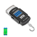 Fish Scale 110Lb/50Kg Digital Fishing Scale with Backlit LCD, Portable Handle, Stainless Steel Hook & 2 AAA Batteries – Reliable Fishing Gear & Great Fishing Gifts for Men