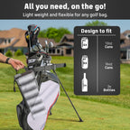 Frostbox Golf Bag Cooler with Ice Pack | Insulated 6-Can Beer Sleeve | Stays Cold for Hours Discreet Hidden Design - Fits in Golf Bag