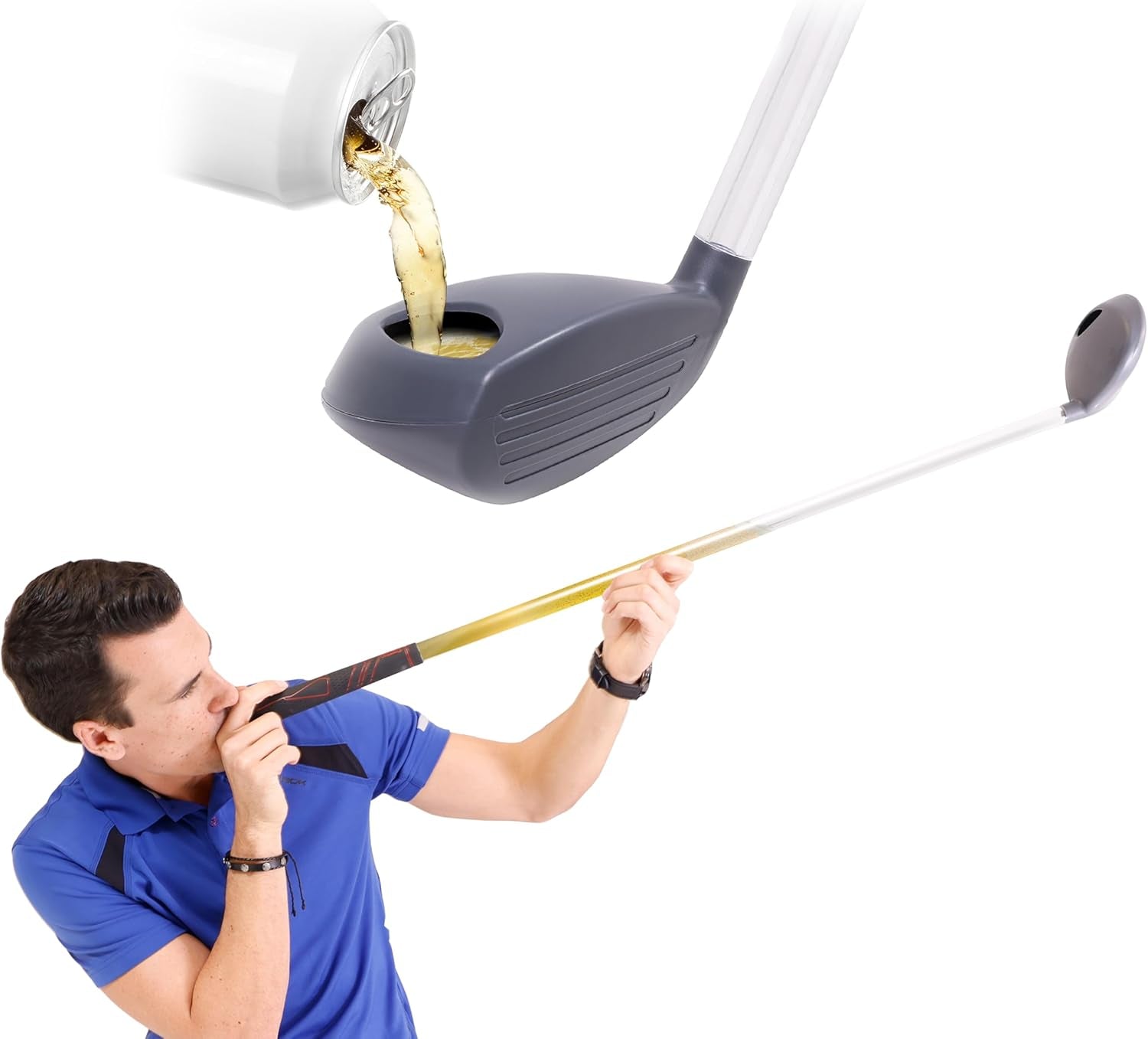 Beer Bomber Golf Club Beer Bong - Ultimate Novelty Party Gift for Golfers
